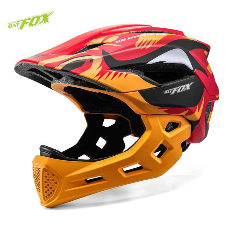 Sports Equipment For Kids - Batfox crianças rosto cheio capacete da