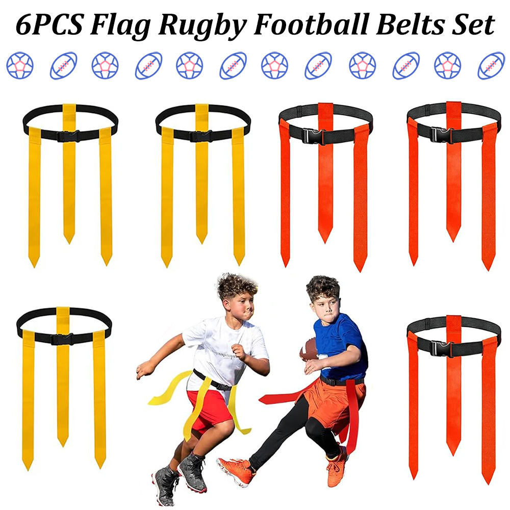 Sports Equipment For Kids - Conjunto de 6 Cintos de Flag