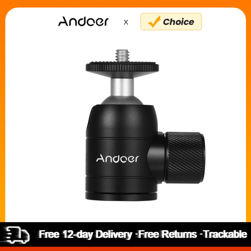 Lacrosse Stick Head - Andoer-alumínio liga tripé bola cabeça, 360