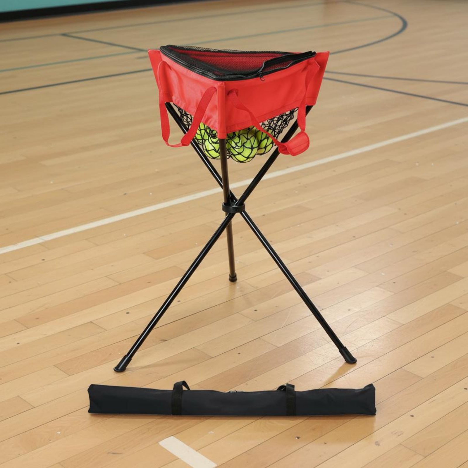 Sports Equipment Training - Suporte de bola com zíper, fechamento