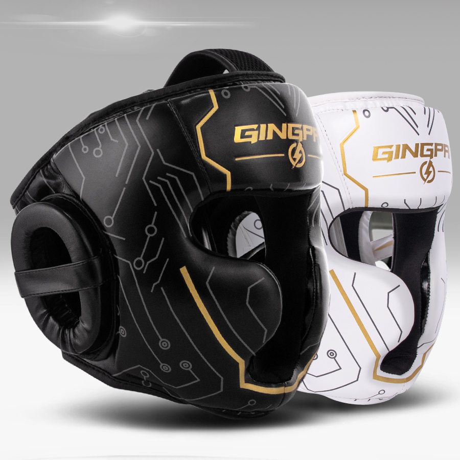 Sports Equipment For Kids - Capacete de boxe pu totalmente coberto,