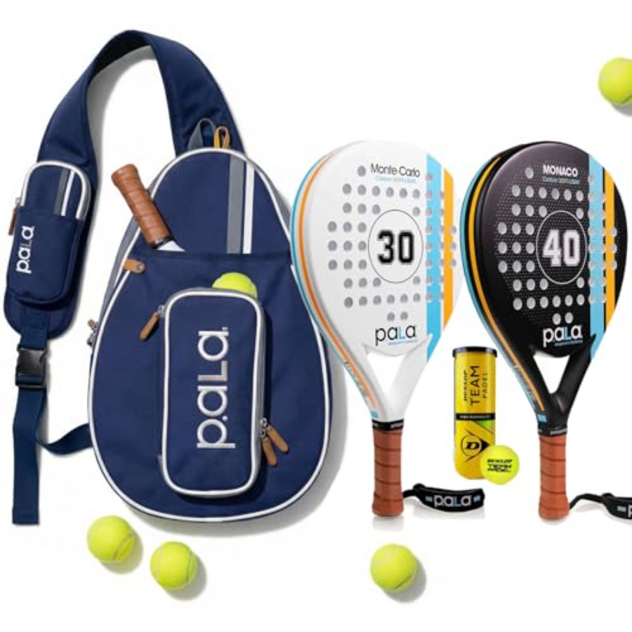 Conjunto de raquetes de padel  - Padel Racket Carbon avaliação e preço