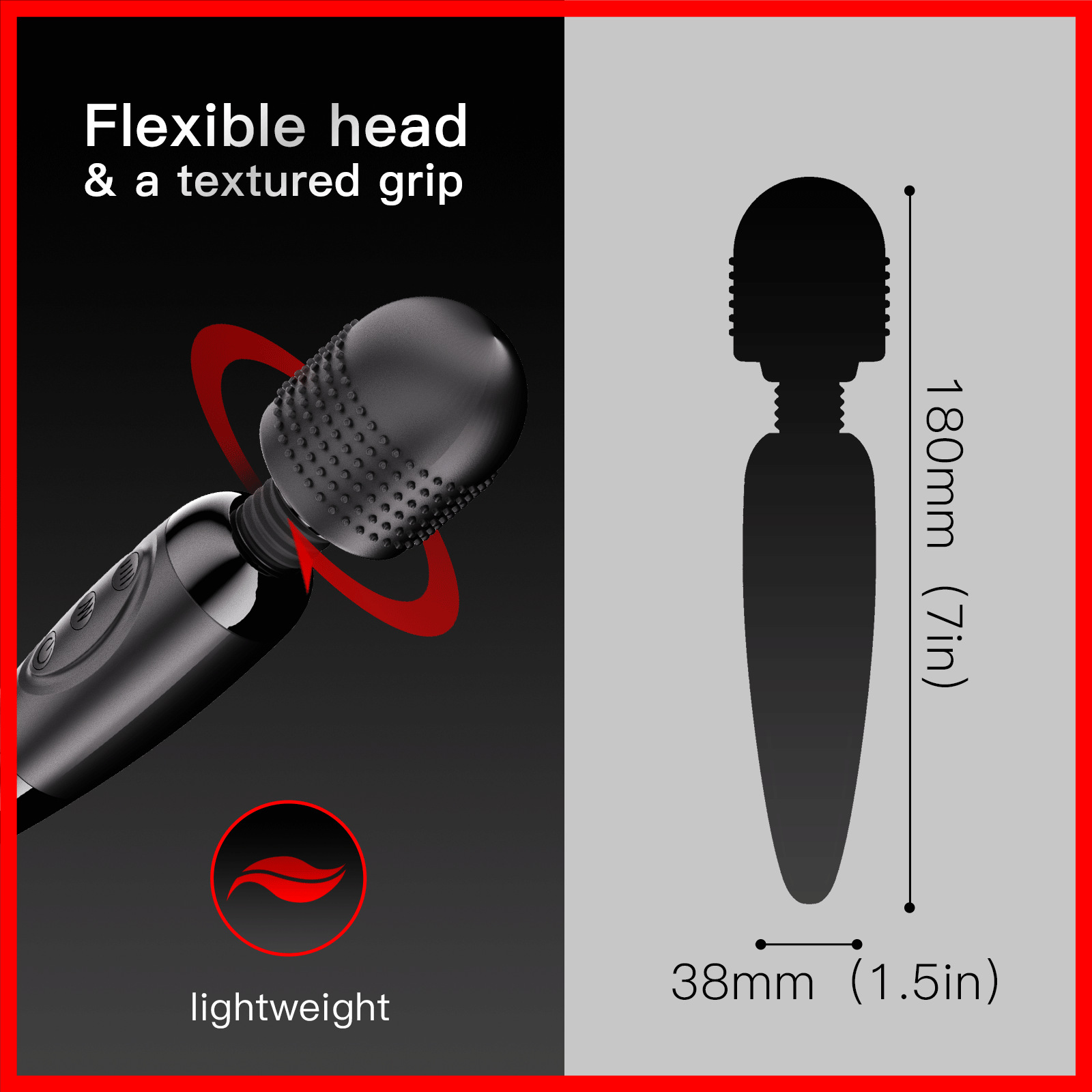 Vara massageadora elétrica, 8  - Lacrosse Stick Head avaliação e preço