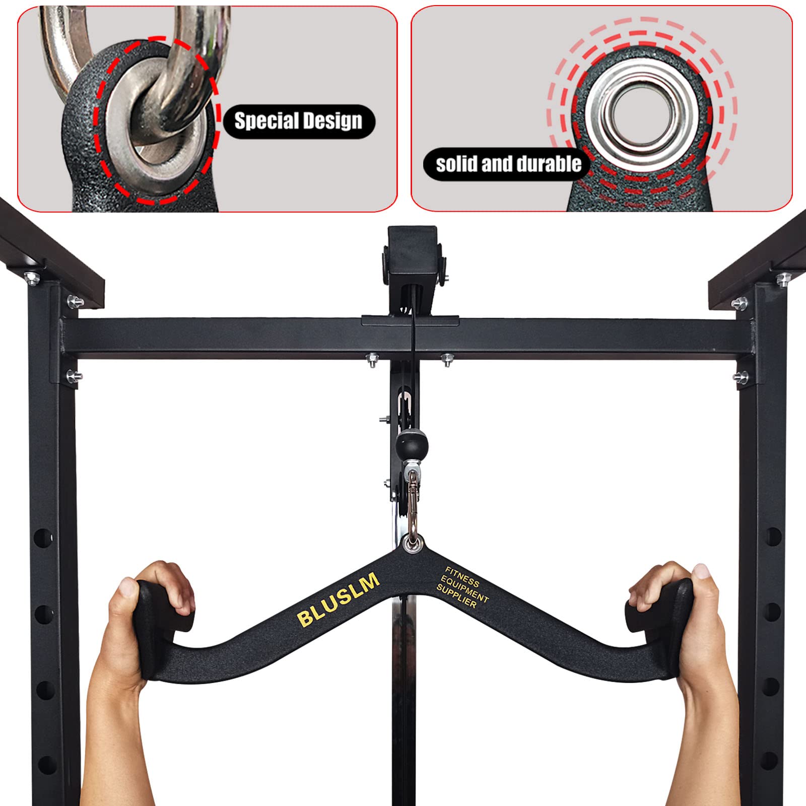 Casa ginásio fitness lat puxar - Sports Equipment At Home avaliação e preço