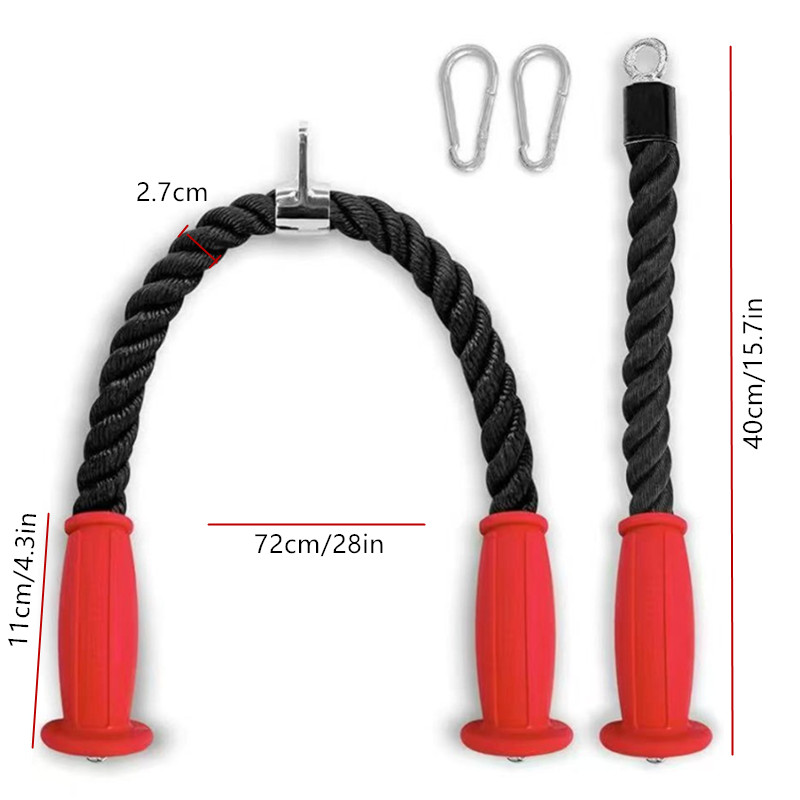 Cordas ergonômicas para trícep - Sports Equipment At Home avaliação e preço