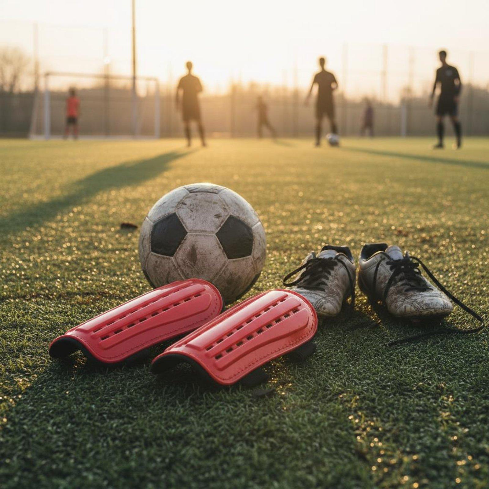 Caneleiras de Futebol com Tira - Sports Equipment Training avaliação e preço
